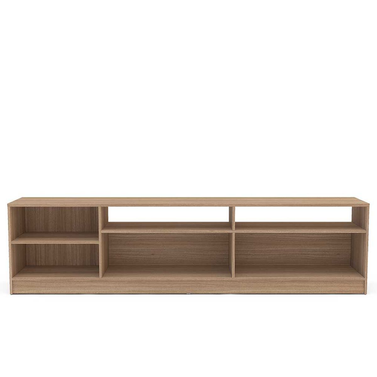 Rack TV Vekkahome Moyan Hasta 75'' Café Blanco