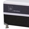 Box Spring CIC Base Dividida King New Ortopedic + Respaldo + 2 Veladores + Almohada Tigris