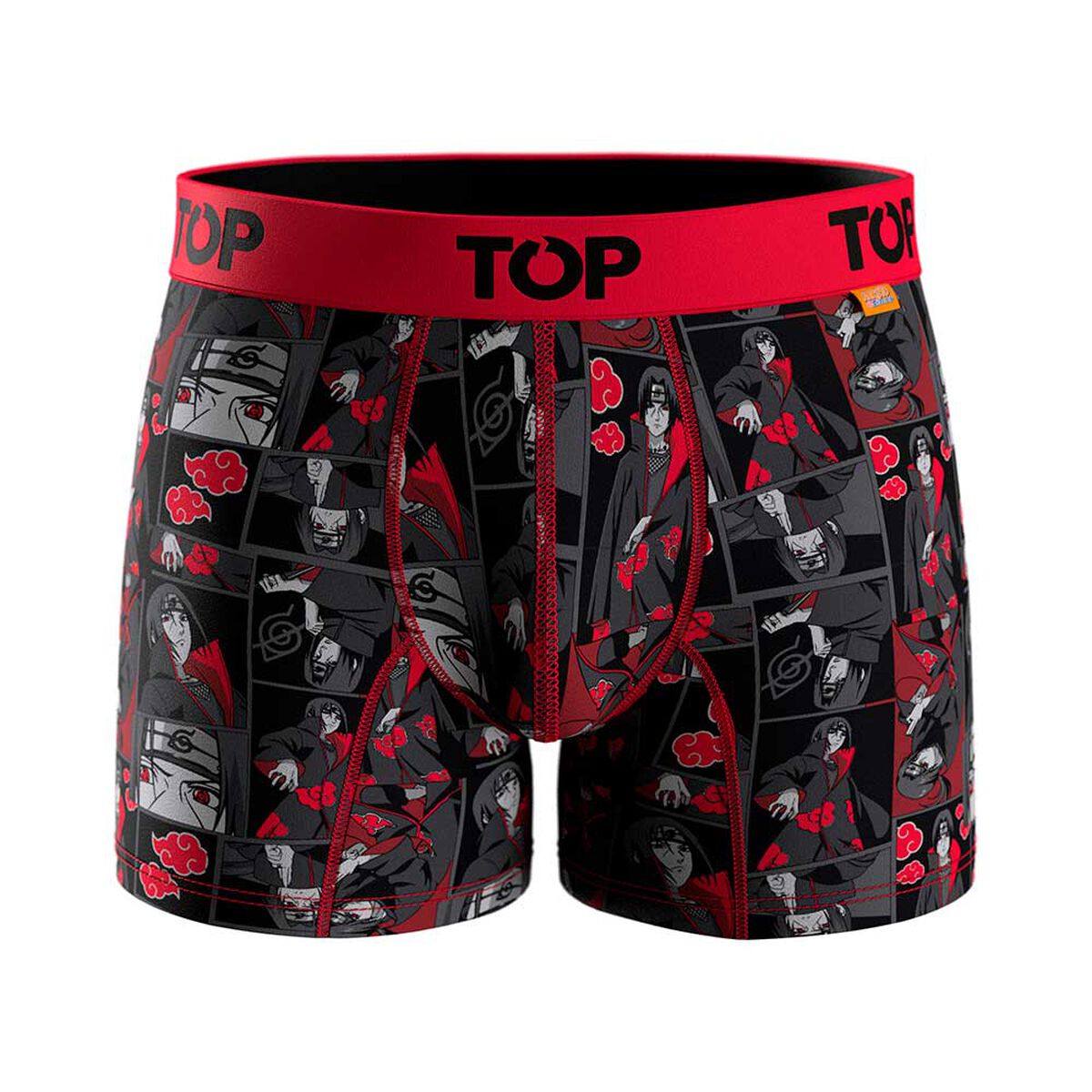 Pack 3 B&oacute;xer Medio Microfibra Naruto Shippuden Hombre Top