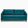 Juego de Living Barra Design Elena Sofá 3 Cuerpos + Dos Sillones 1 Cuerpo Petróleo