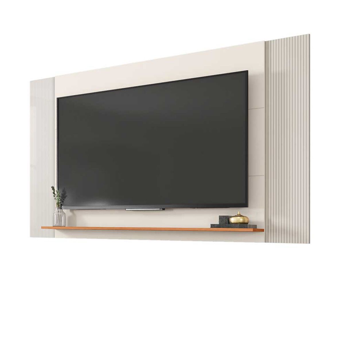 Panel TV 65" + Rack TV 55" + Vitrina + Buffet Decocasa Mondrian Off White