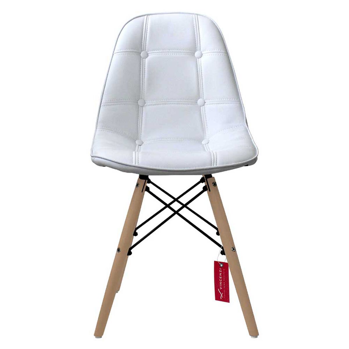 Pack 4 Silla Eames Vincenzi Blanco