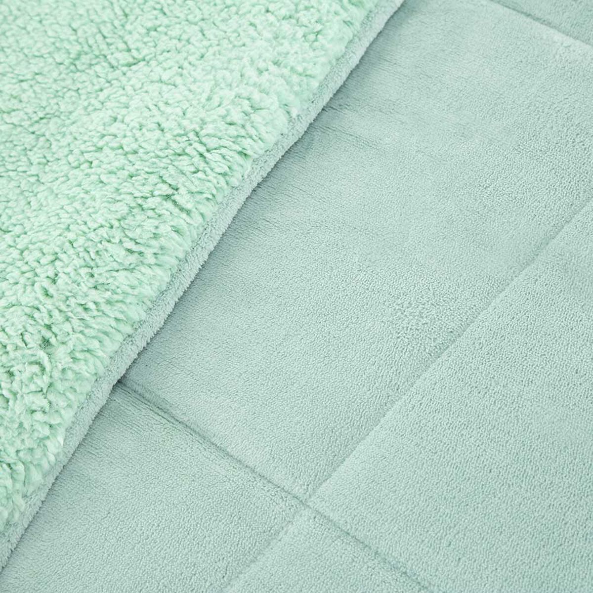 Plumón Coral Sherpa Casanova 2 Plazas Liso Menta