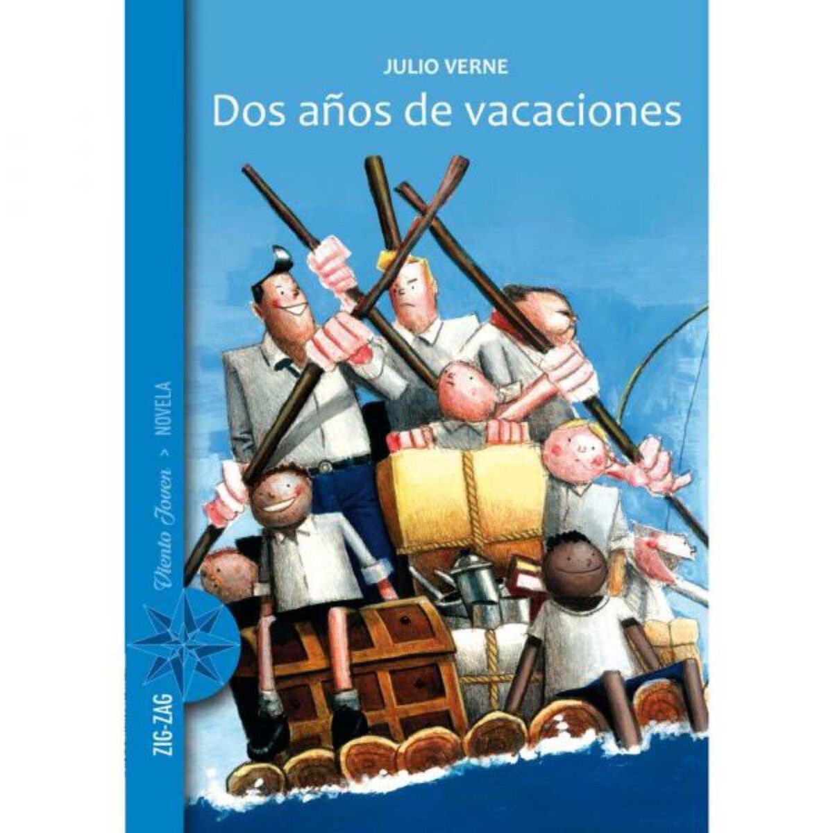 Libro Dos Años de Vacaciones Julio Verne Zig-Zag