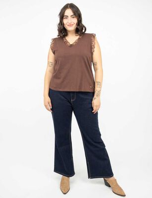 Imagen 2 del producto Polera Sin Mangas Mujer Extralindas Cafe