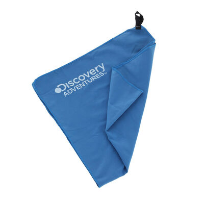 Toalla Microfibra Discovery Adventure Azul Pequeña