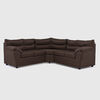 Seccional Muebles MPR Array&aacute;n 2-1-2 Cuerpos Tela Chocolate