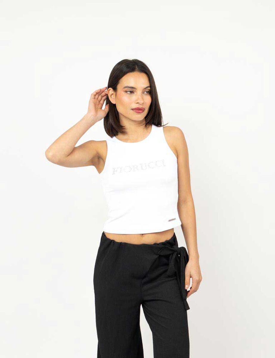 Polera Sin Mangas Mujer Fiorucci