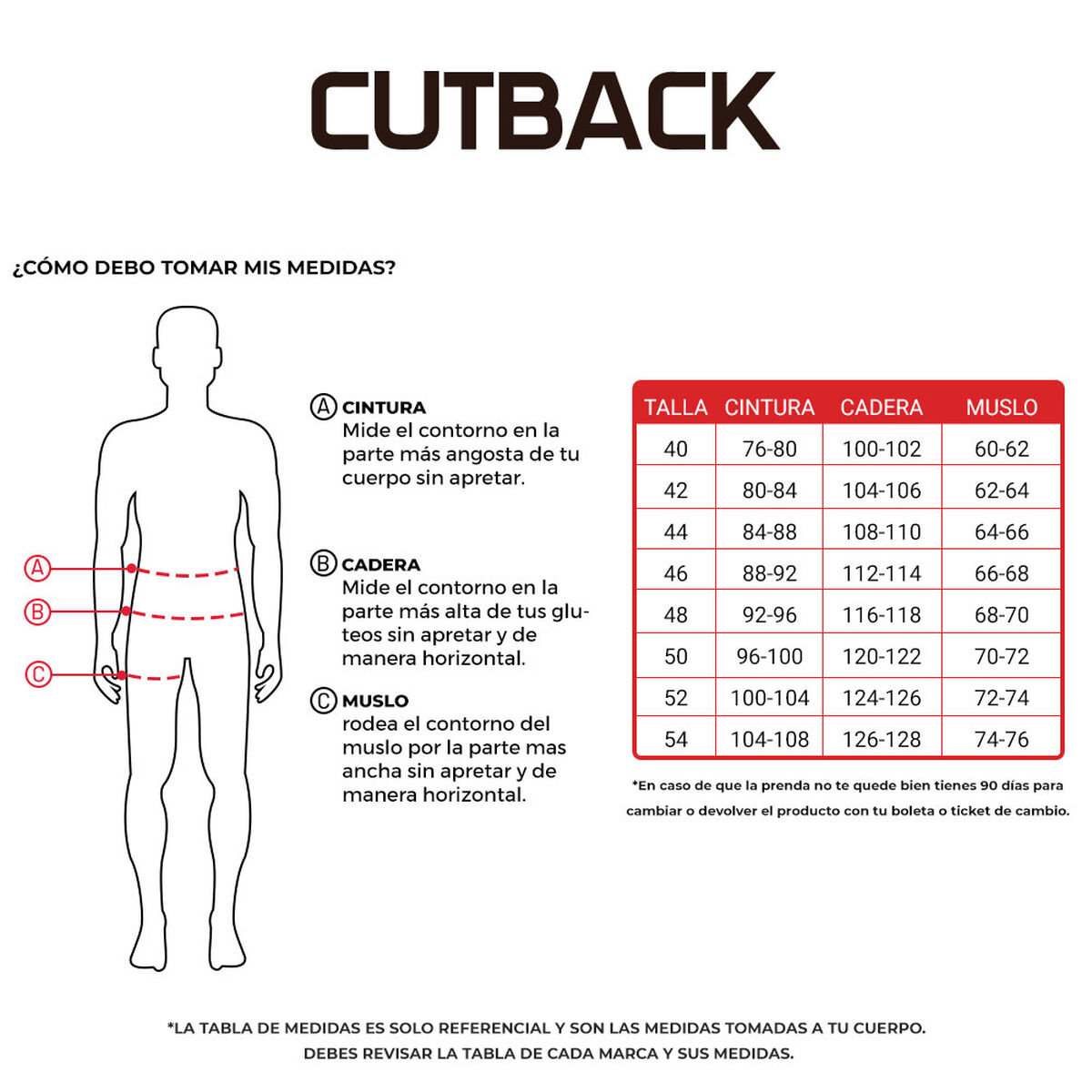 Short Hombre Cutback