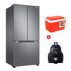 Combo Refrigerador Side By Side Samsung RF44A5002S9 431 lts. + Aspiradora CC4580V3K/XZS + Cooler Wenco 22 lt.