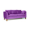 Sofá Barra Design Estocolmo 3 Cuerpos Morado