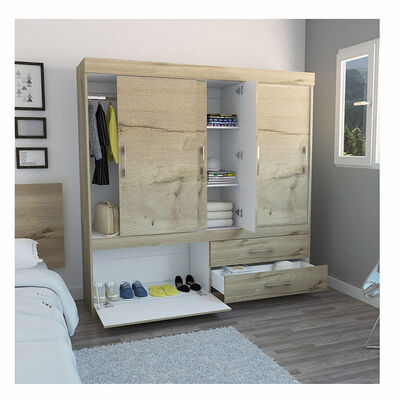 Imagen 2 del producto Clóset Allegro 4 Puertas 2 Cajones