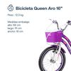 Bicicleta Queen 16Rosada Bebesit