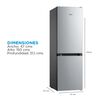 Refrigerador Frío Directo Midea MDRB241FGE50 169 lts.