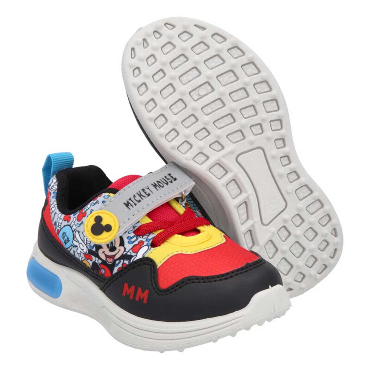 Zapatilla Con Luces Niño Mickey