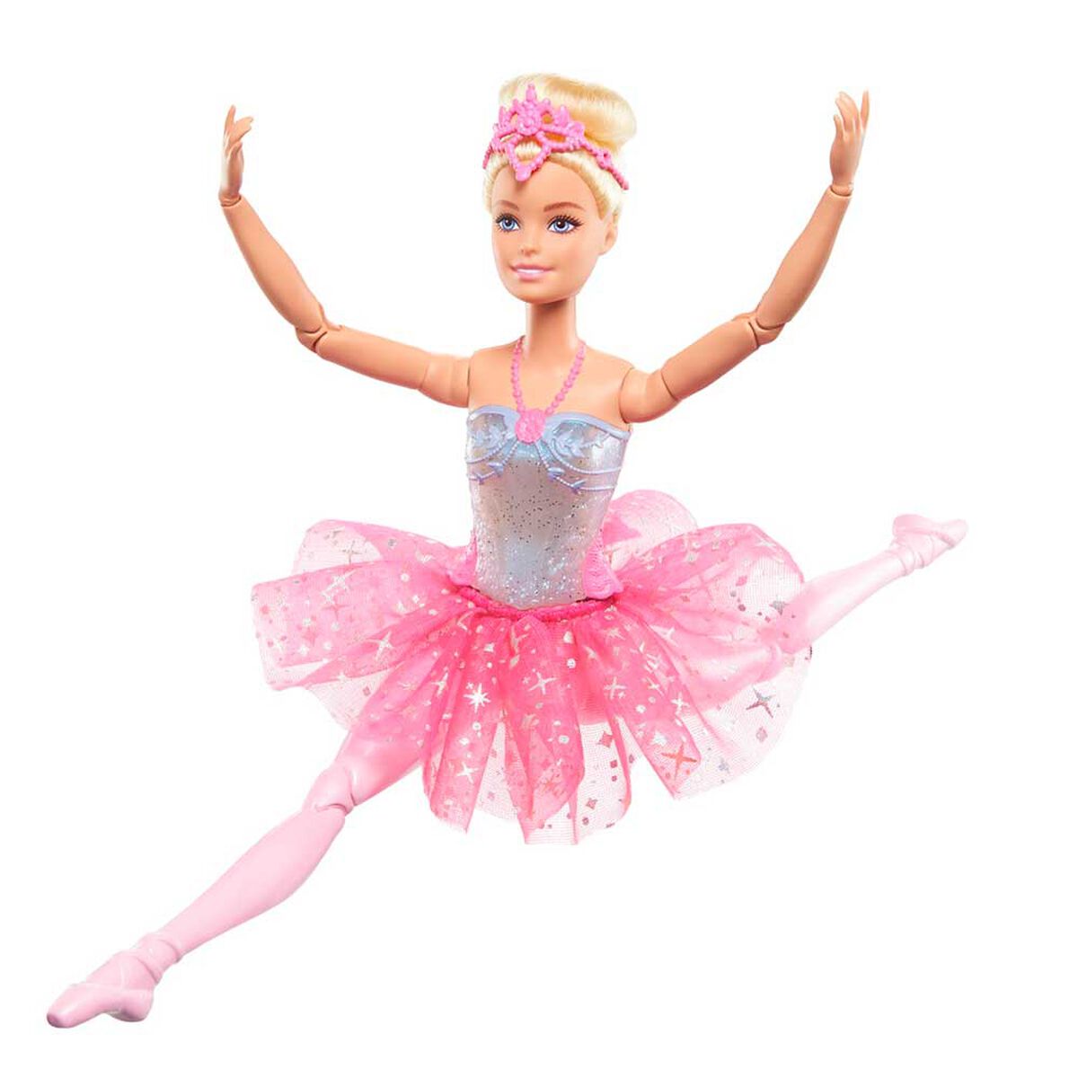Barbie Bailarina de Ballet Luces Brillantes Tutú Rosa
