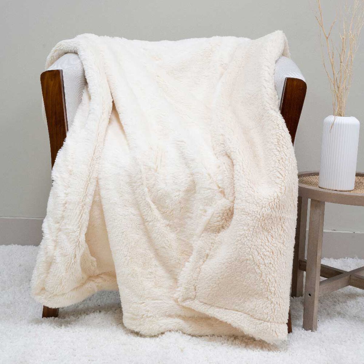 Manta Doral Plush Sherpi 127x152 cm D8