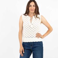 Sweater Sin Mangas Mujer Portman Club Crudo