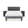 Cama Europea CIC 2 Plazas Excellence Plus + Respaldo + 2 Veladores Dublin