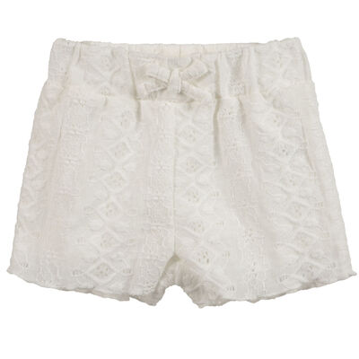 Short Encaje Niña Chess
