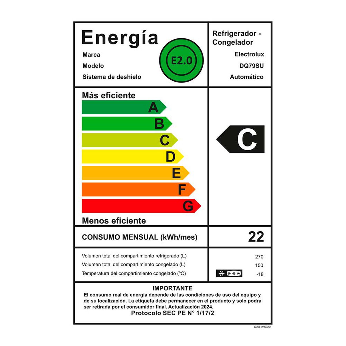 Refrigerador Electrolux DQ79SU 420 lts Inox
