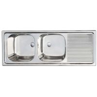 Lavaplatos Izquierdo Empotrable Con Rebalse Splendid 1235X435 cm