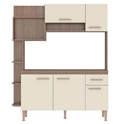 Imagen 2 del producto Kit Cocina Vekkahome Sofia 5 Puertas Beige