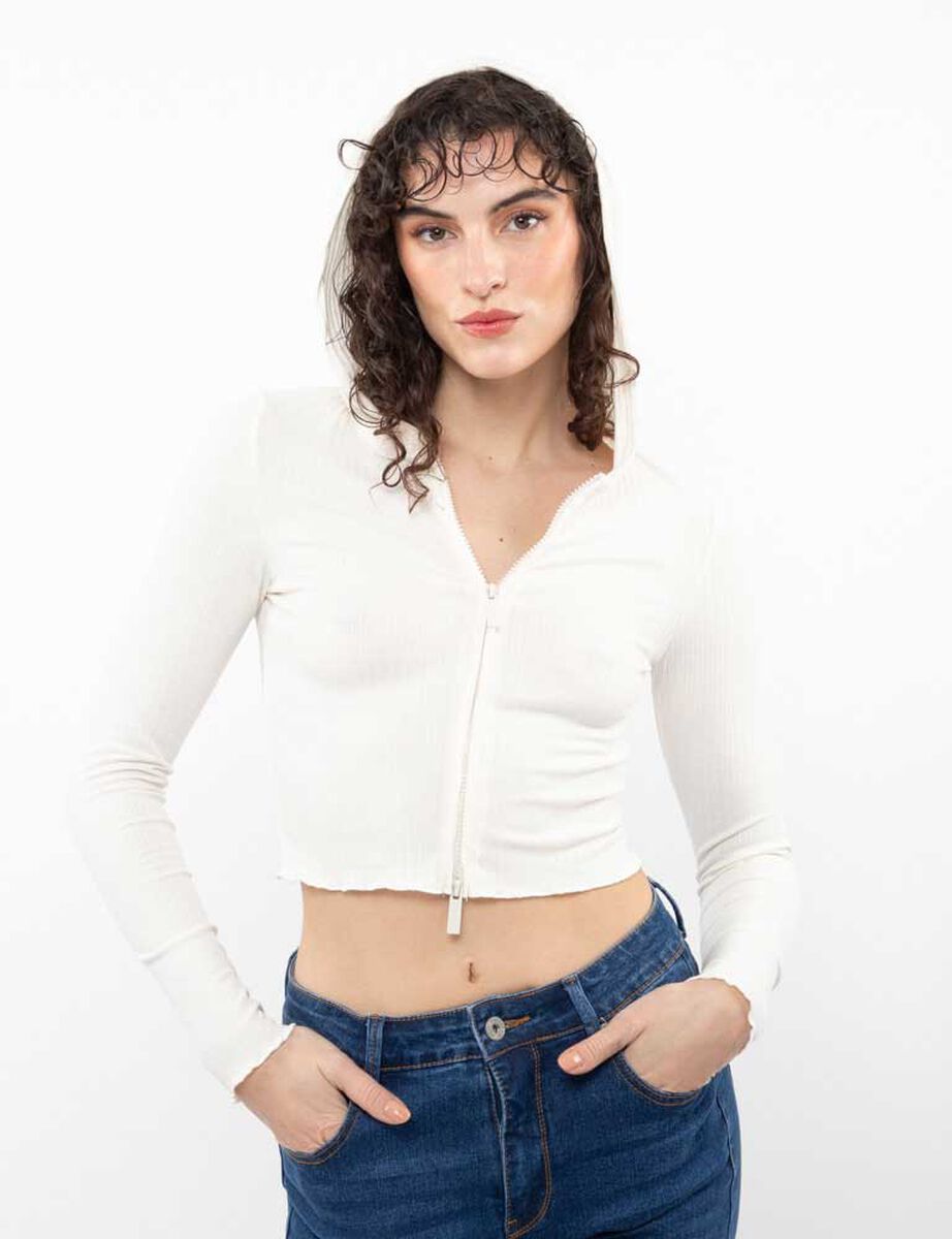 Polerón Corto Mujer Icono