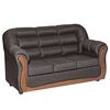 Juego de Living Muebles M&E Valdivia  Sofá 3 Cuerpos + Dos Sillones 1 Cuerpo Chocolate