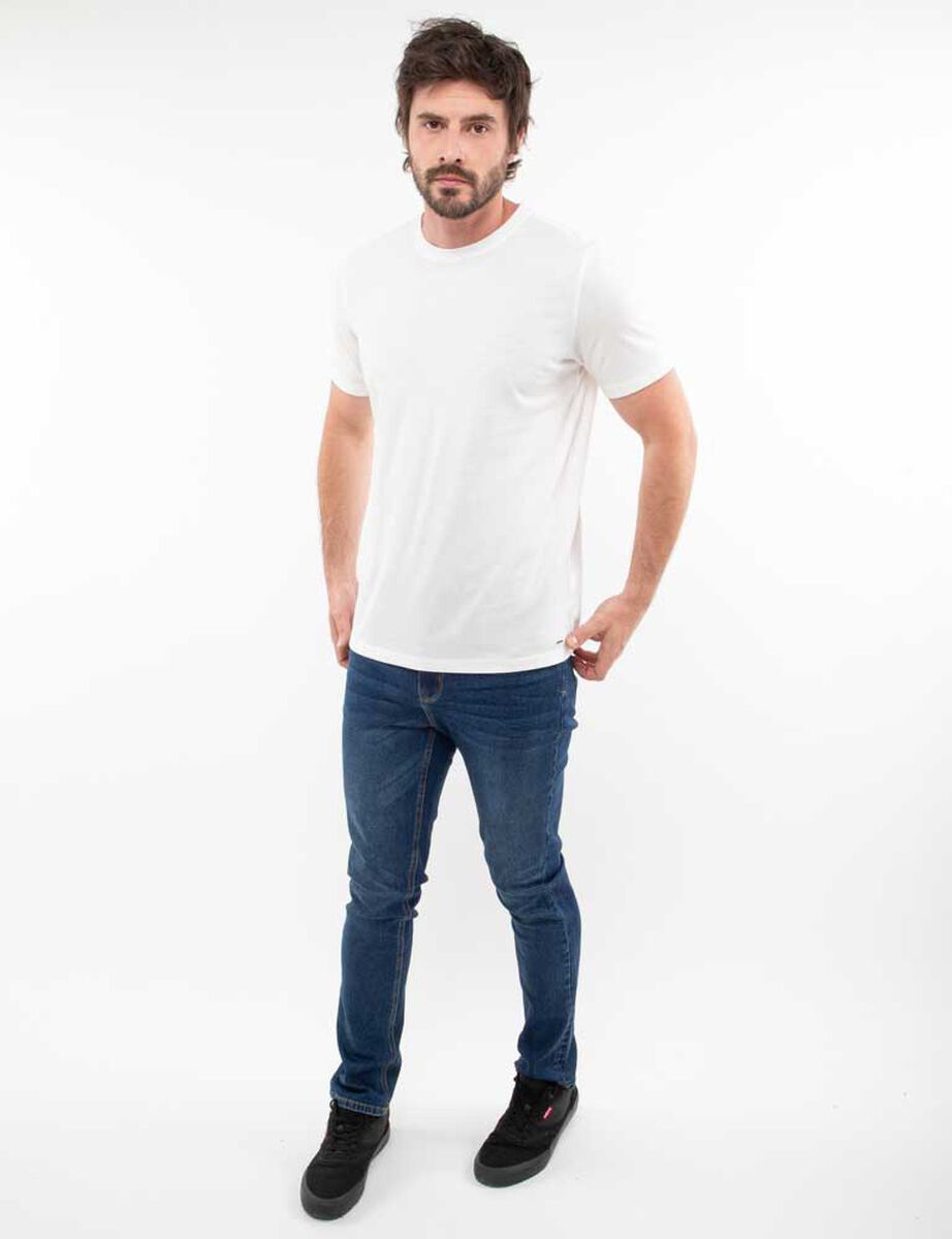 Polera Slim Lisa Manga Corta Hombre Zibel