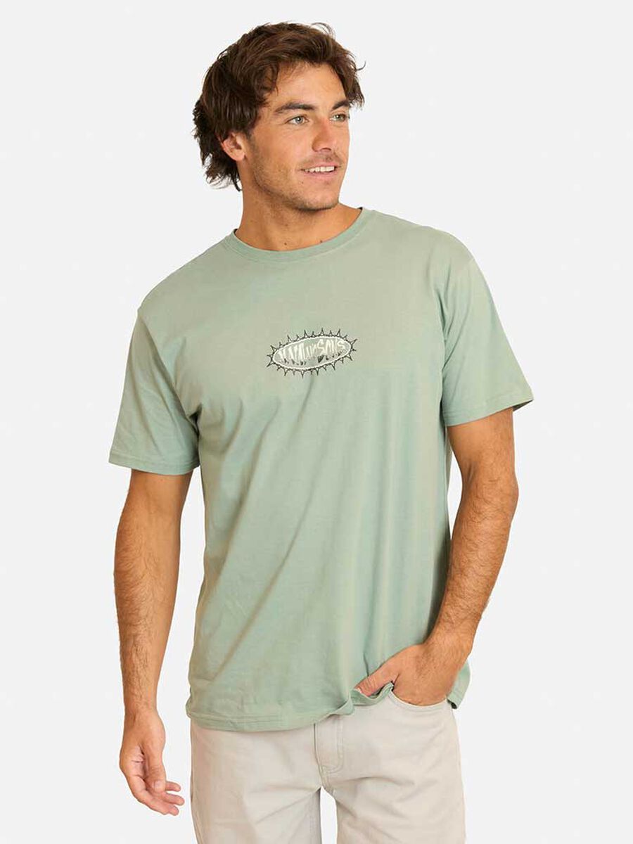 Polera Con Estampado Manga Corta Hombre Maui And Sons