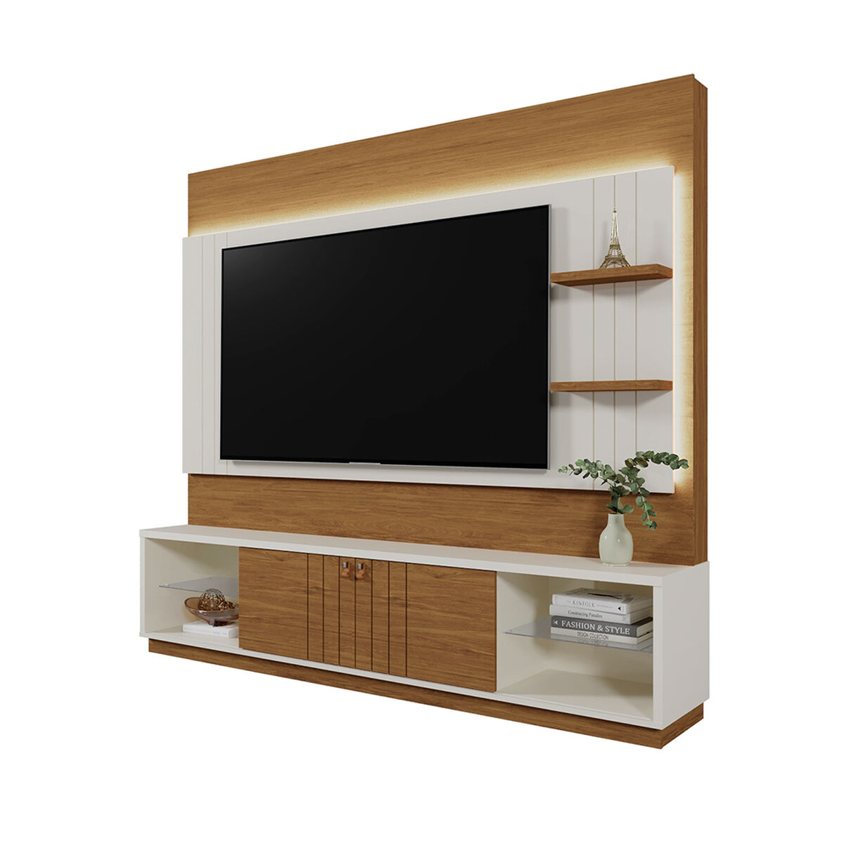 Home TV Vekkahome Guiaba 65" Pulgadas Caf&eacute;