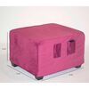 Pouf Cabsur Sorrento Felpa Morado