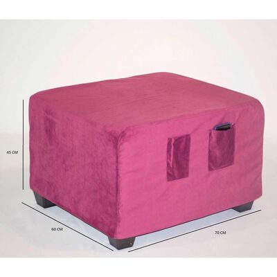 Imagen 2 del producto Pouf Cabsur Sorrento Felpa Morado