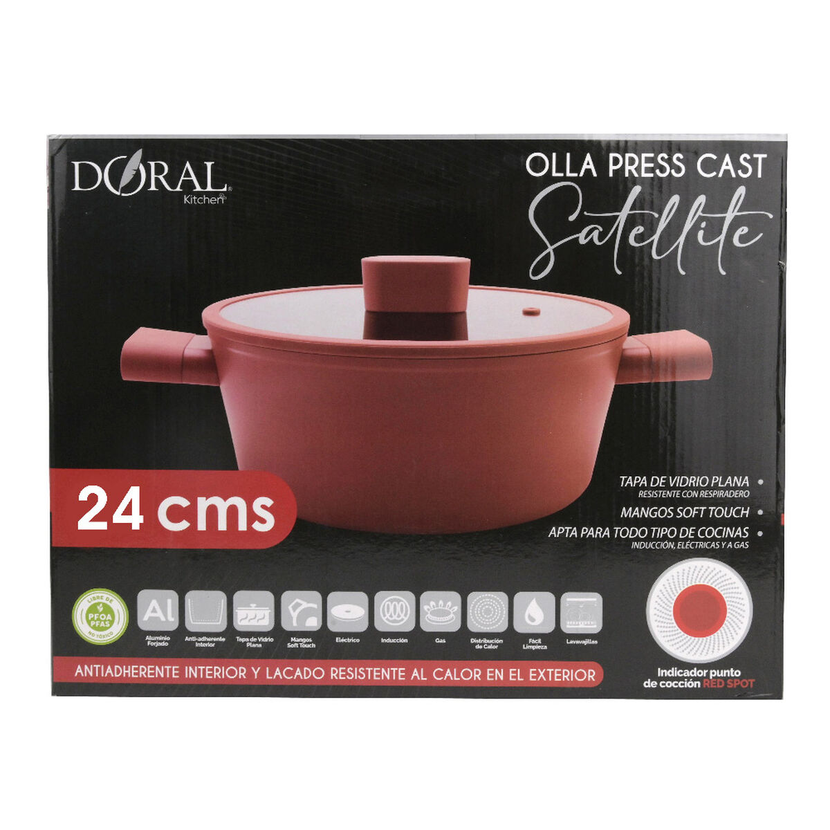 Olla Doral Satellite 24 cm Rosa