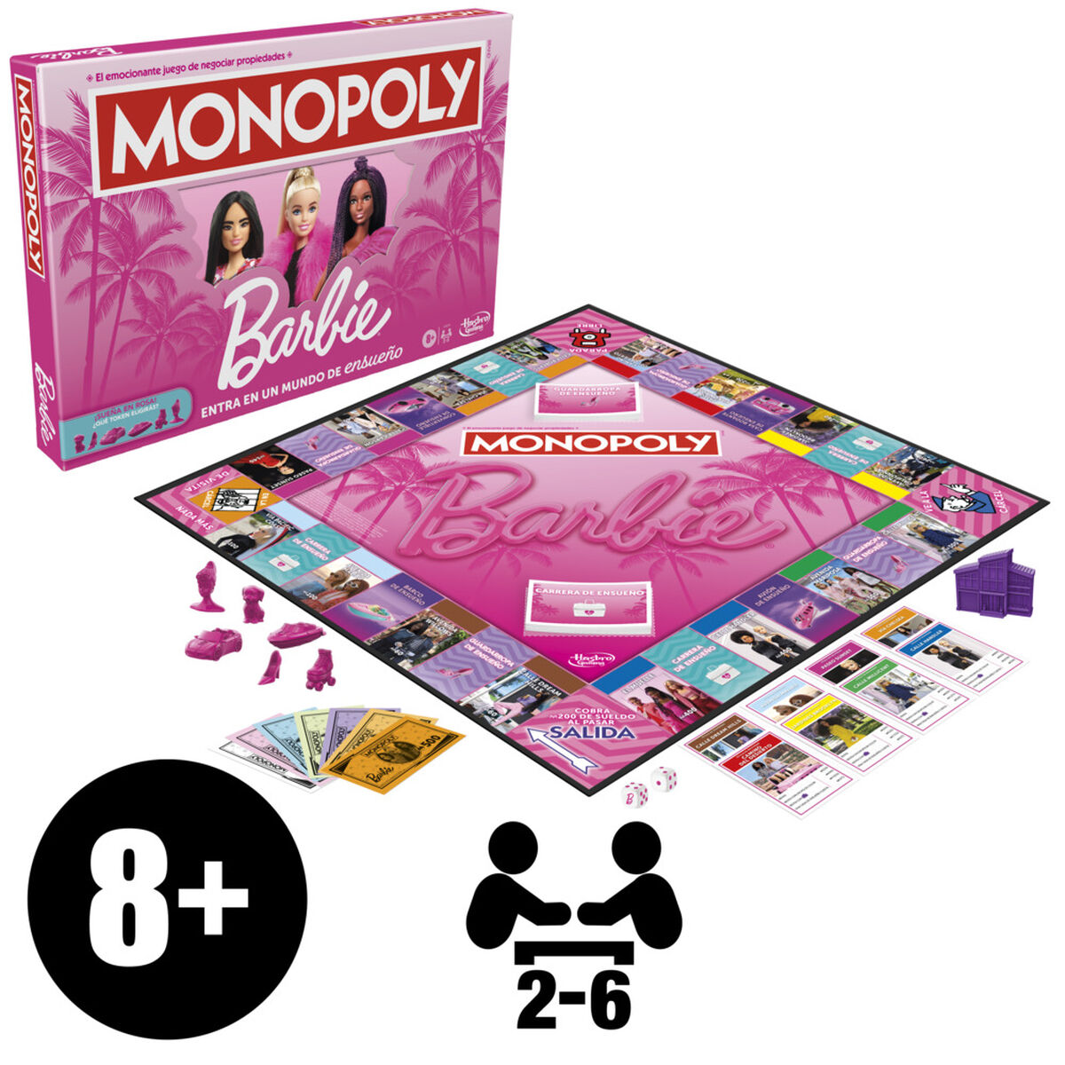 Juego de Mesa Barbie Monopoly