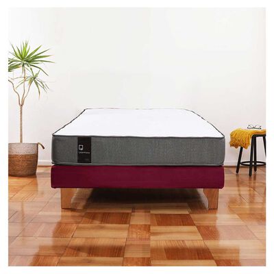 Imagen 1 del producto Cama Europea Latam Home 1,5 Plazas Zen Best Burdeo
