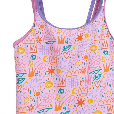 Imagen 2 del producto Traje de Baño Bikini Niña Chess Lila