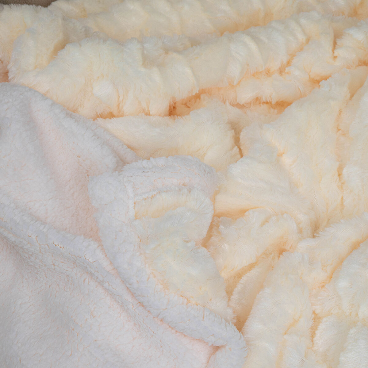 Manta de Poliéster Doral 1 Plaza Deluxe Beige