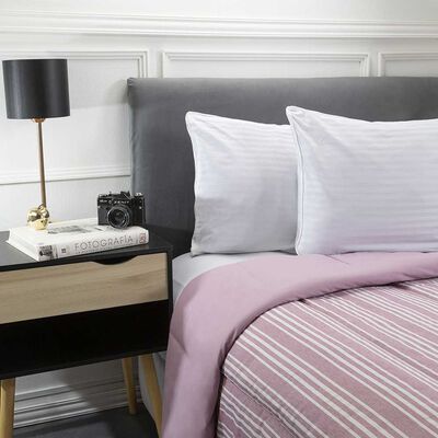 Imagen 2 del producto Plumón Soft Touch Estampado Zibel 1,5 Plazas Rosa