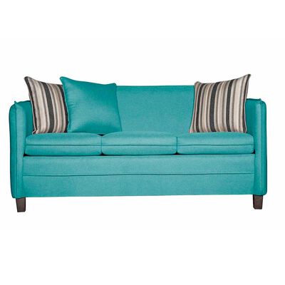 Imagen 2 del producto Juego de Living Ruzam Mobel Barcelona Sofá 3 Cuerpos + Dos Sillones 1 Cuerpo Lino Turquesa