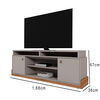 Rack TV Vekkahome Montana 65" Pulgadas Gris