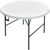 Mesa Plegable Redonda 180cm Blanca