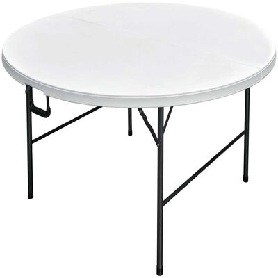 Mesa Plegable Redonda 180cm Blanca