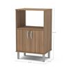 Mueble de Cocina Auxiliar para Microondas Vekkahome Tara Blanco