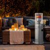 Estufa a Gas Exterior Terraza Klyma Cildro LW Inox 1,35 mts.