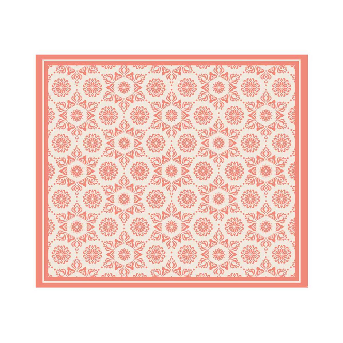 Alfombra Davanti Flor Hindú Coral 140 x160 Flor Hindú Coral