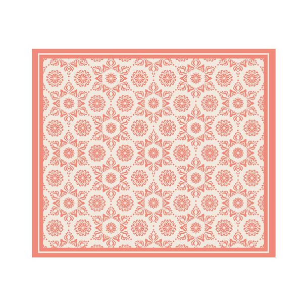 Alfombra Davanti Flor Hindú Coral 140 x160 Flor Hindú Coral