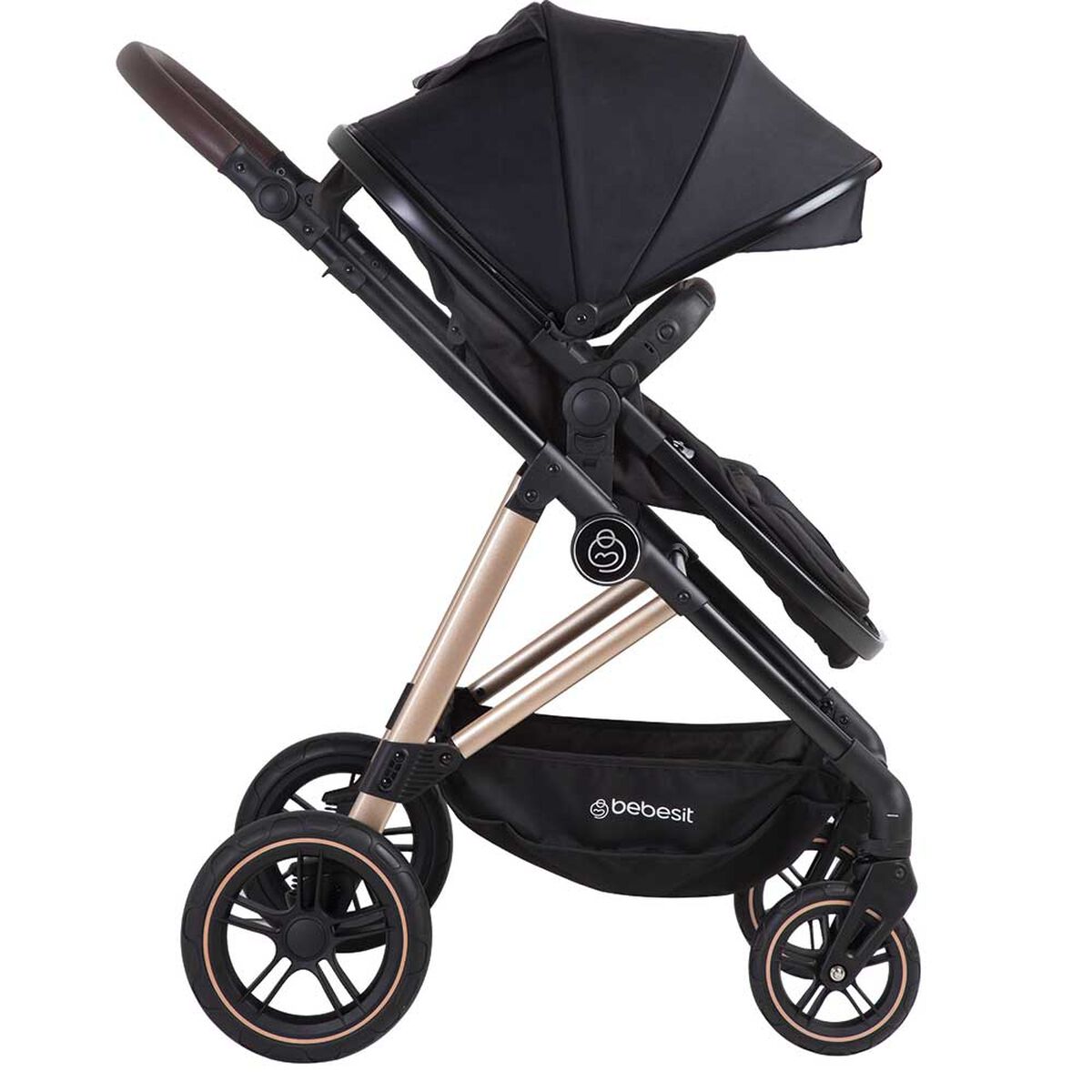 Coche Travel System Neo Negro Bebesit