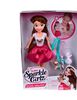 Muñeca 27 Cms con 2 Perros y Caminador Sparkle Girlz